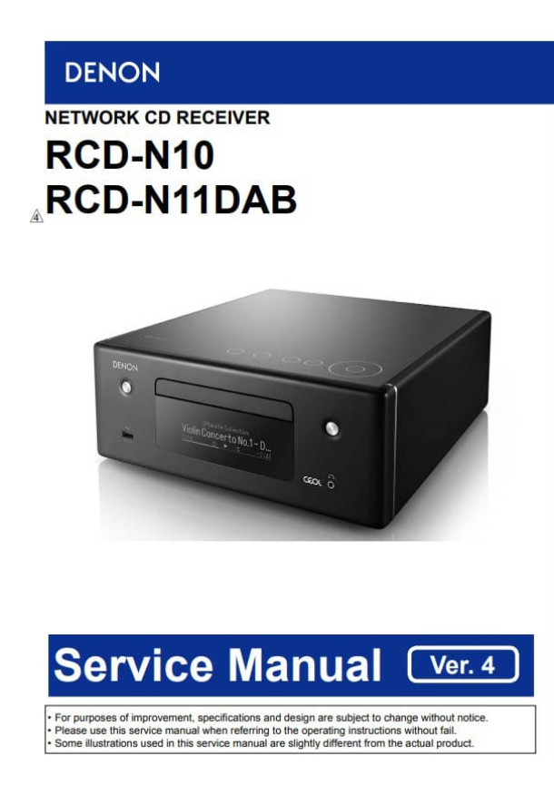 RCD-N10, RCD-N11DAB Ver.4